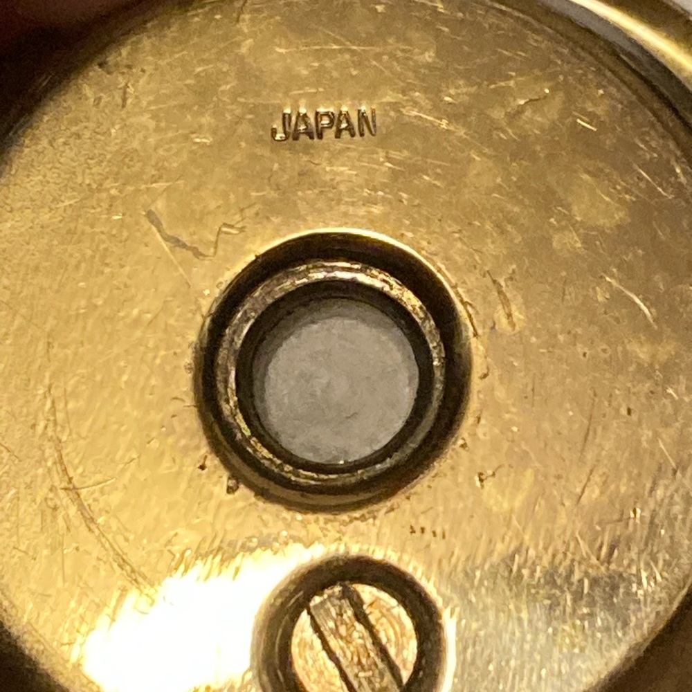 Vintage Ceramic Table Lighter with Gold Accents - Picture 8 of 8